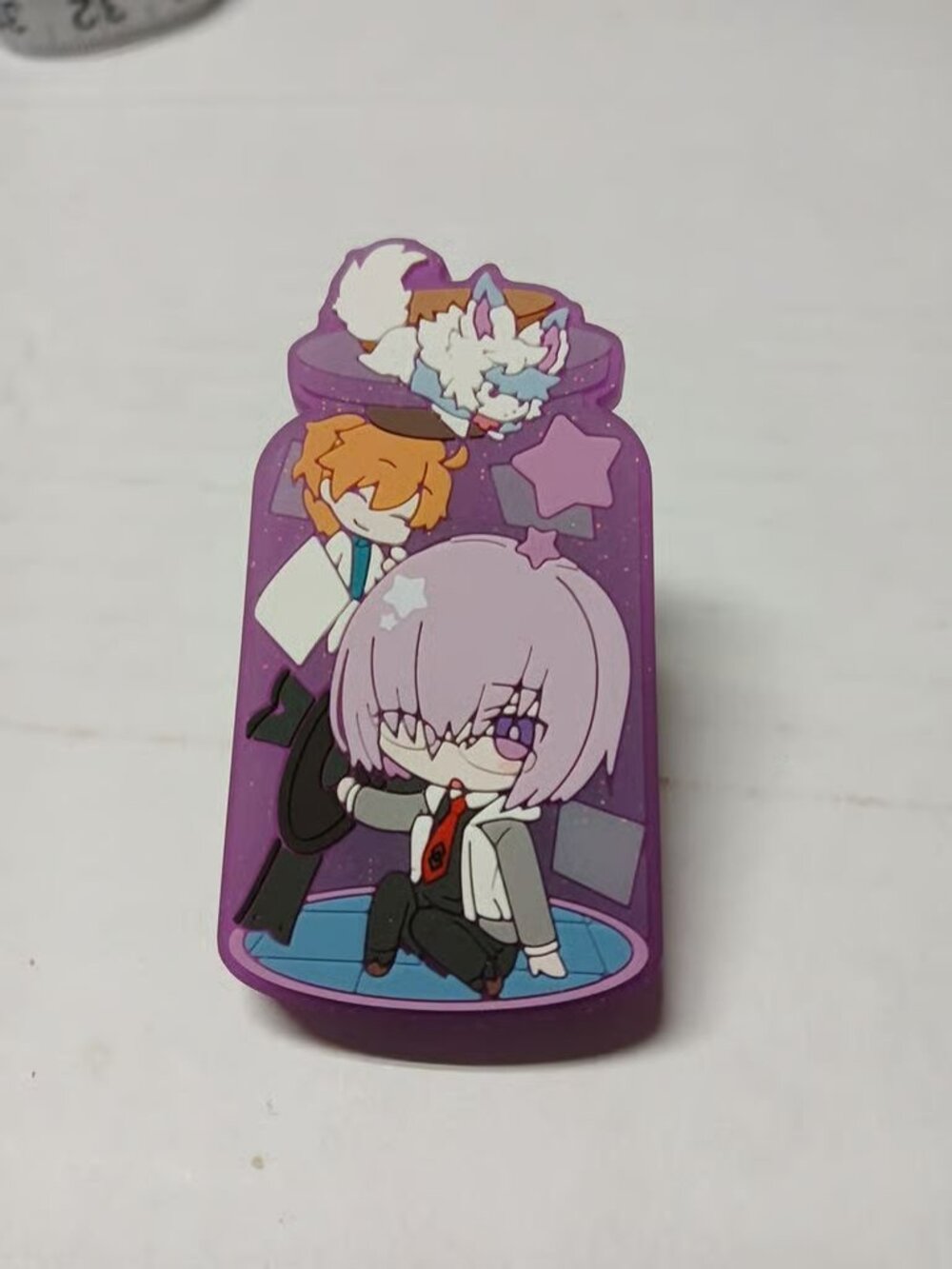 Fate/Grand Order CharaToria Rubber Clip Mash Kyrielight Romani Archaman Fou FGO